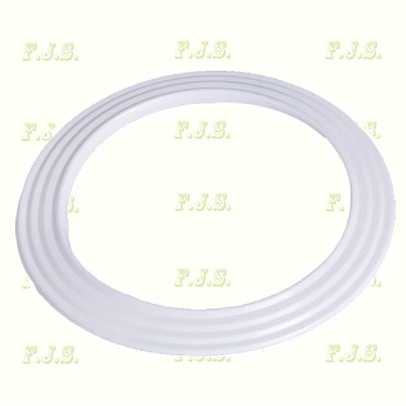 Füstcső Csőrózsa Ø130 mm fehér acél