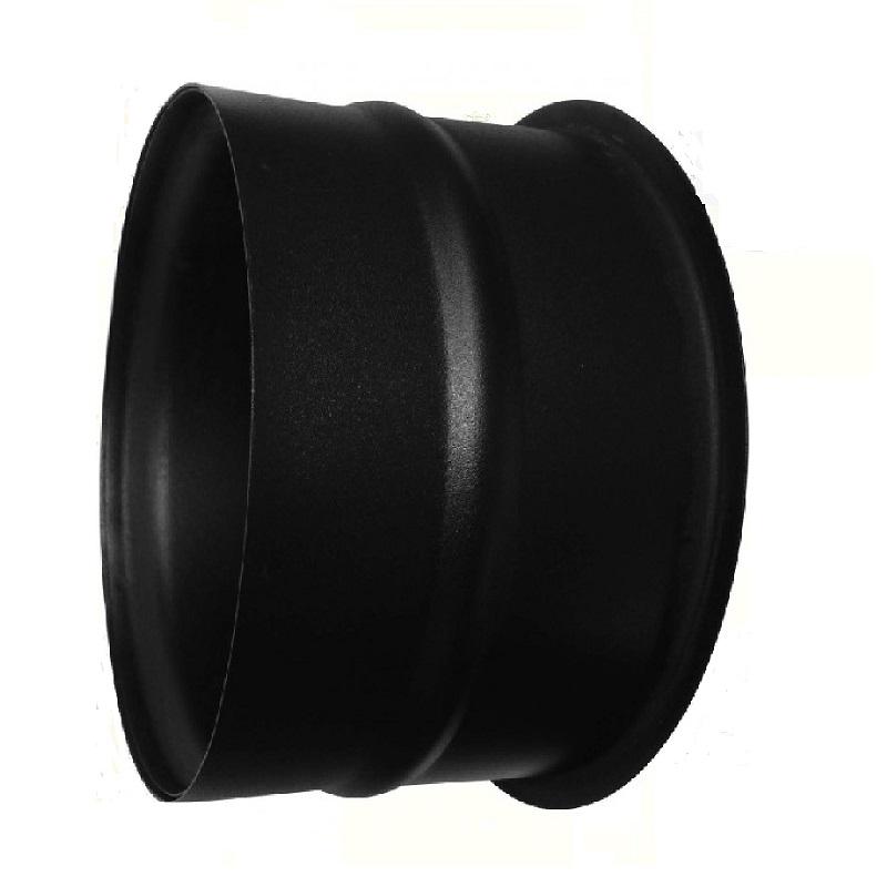 füstcső Duplafalú hüvely Ø120mm, Fekete falhüvely