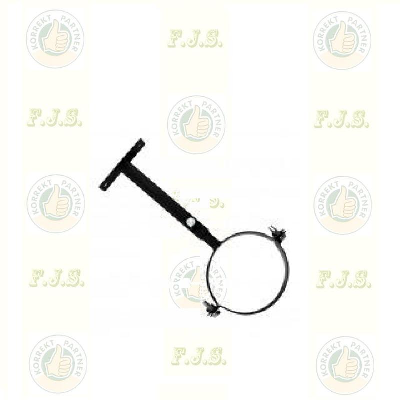 füstcső Fekete csőbilincs Ø120 mm, állítható