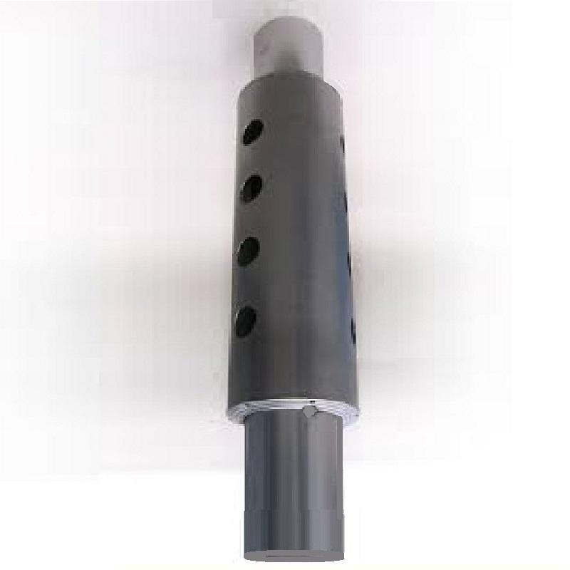 Füstcső hődob Ø130/800 sima natúr 1 mm vastag falú hőfokozó