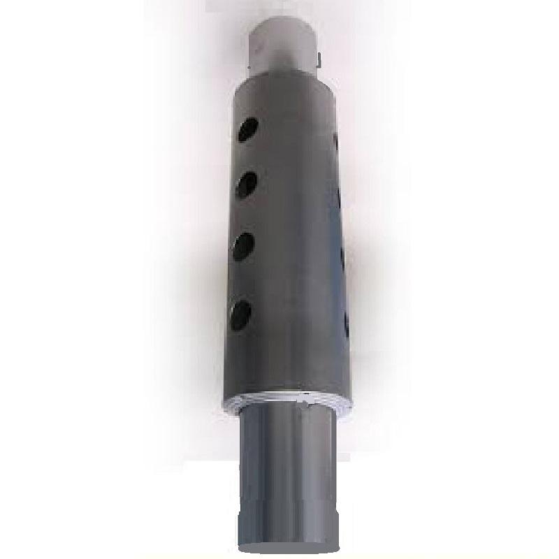 Füstcső Hődob Ø150 natúr hőcsöves huzatszabályzós, acél hőfokozó