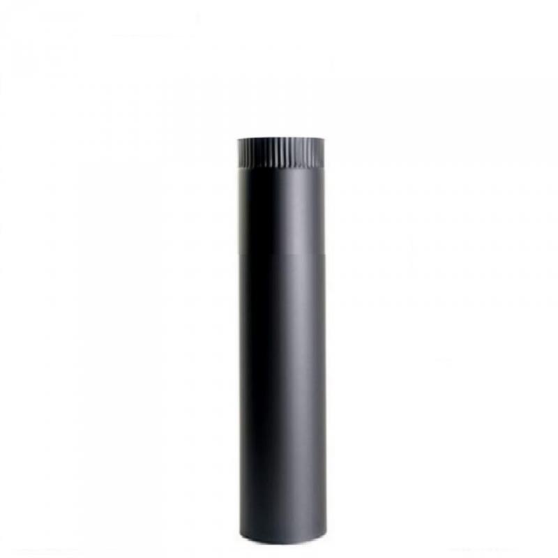 Füstcső Ø 76/800 Fekete acél