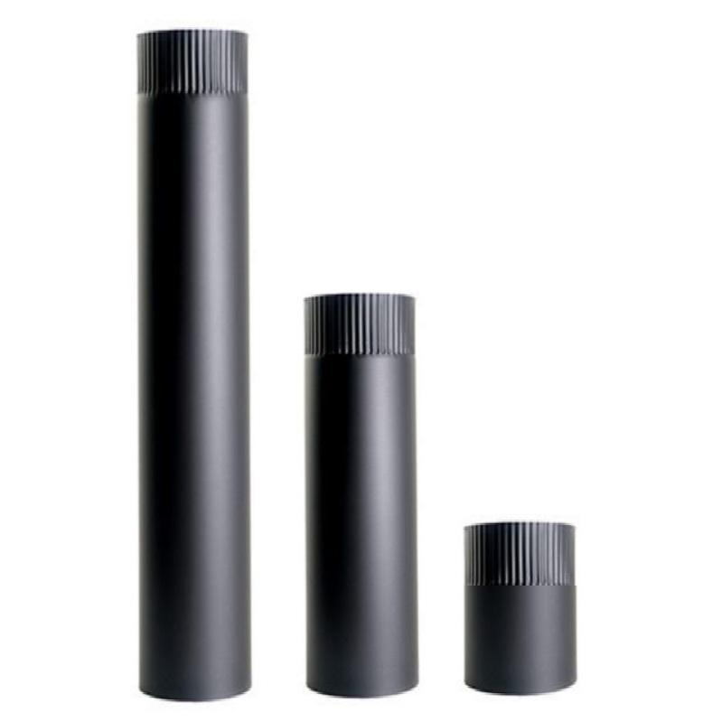 Füstcső Ø150/800 fekete Stebo