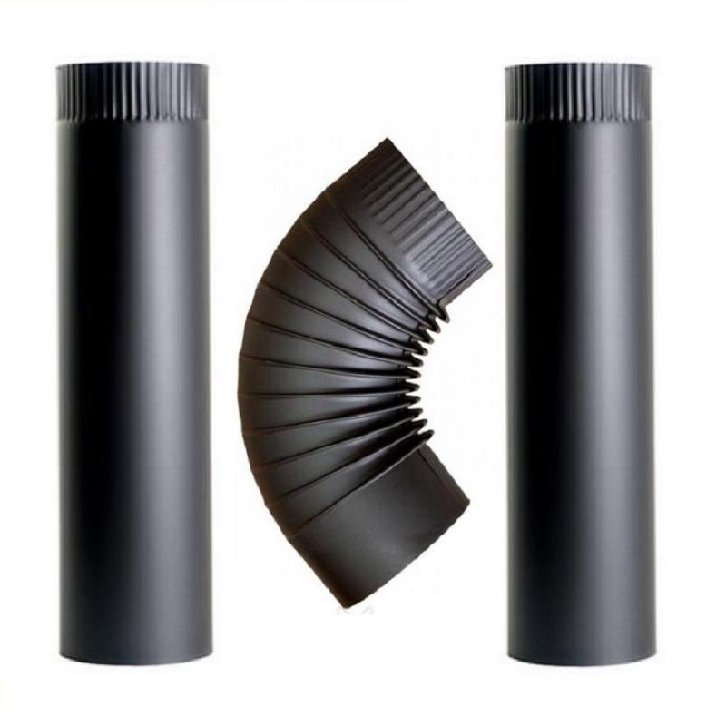 Füstcső szett Ø120mm 3 részes