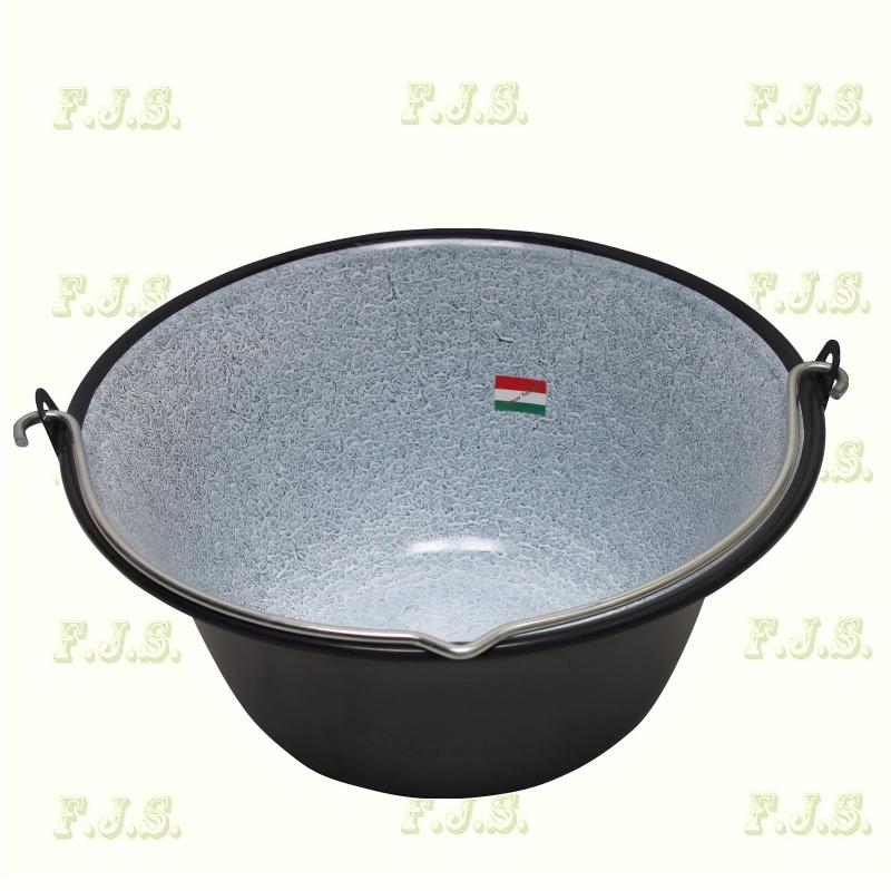 gulyásbogrács 30l.  zománcos gulyás bogrács zománcozott