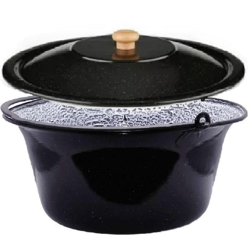 Gulyásbogrács készlet 10l  zománcozott bogrács + fedő