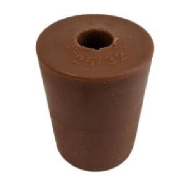 Gumidugó furatos 25x32/35 mm, 10 mm furat mini kotyogóhoz (üvegballon 5l. demizson)