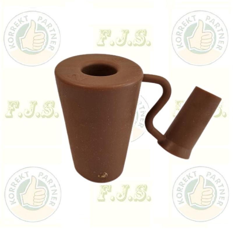 Gumidugó furatos 33/46 mm, 80-as kotyogóhoz (üvegballon 10,15,20.25,34l. demizson)