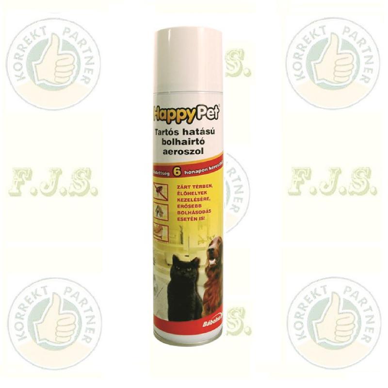 HappyPet® bolhairtó aerosol (tartós hatású) 300ml