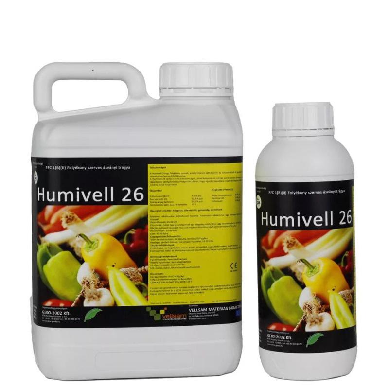 Humivell 26 folyékony szerves trágya huminsavval 1l