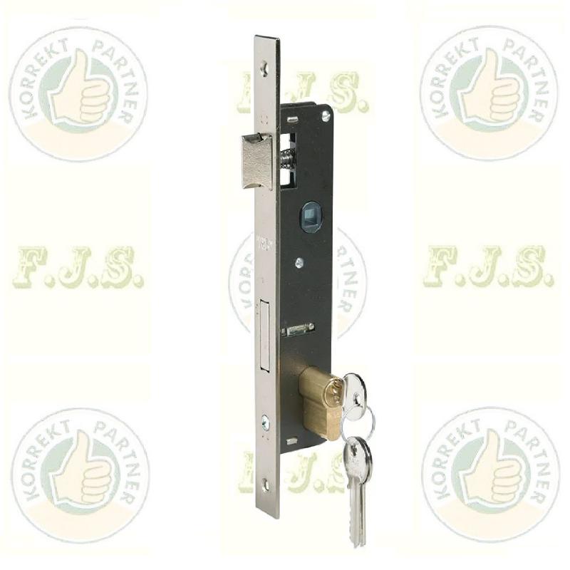 IBFM Cilinderes zár rozsdamentes acél előlappal.  54 mm-es hengerrel és 3 kulccsal.