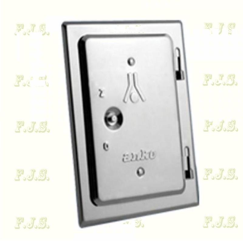 Kéményajtó 120x180 mm inox,rozsdamentes (saválló) merevített