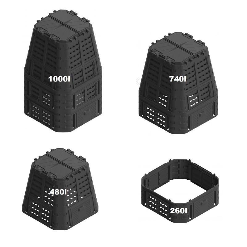 Komposztáló láda szintemelő +260 l Patrol