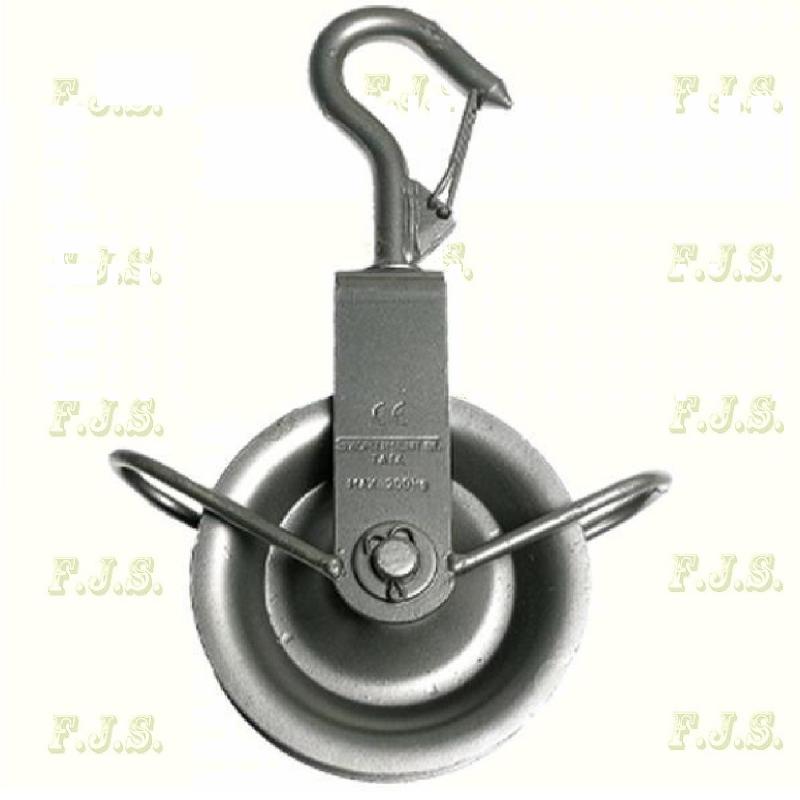 Kötélcsiga Ø160 mm TÜV