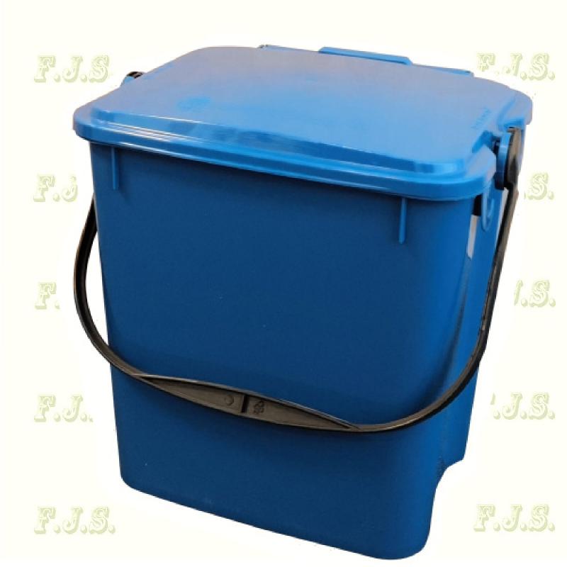 Kuka 10 literes kék fedeles Urba szelektív hulladéktároló műanyag, háztartási szemetes