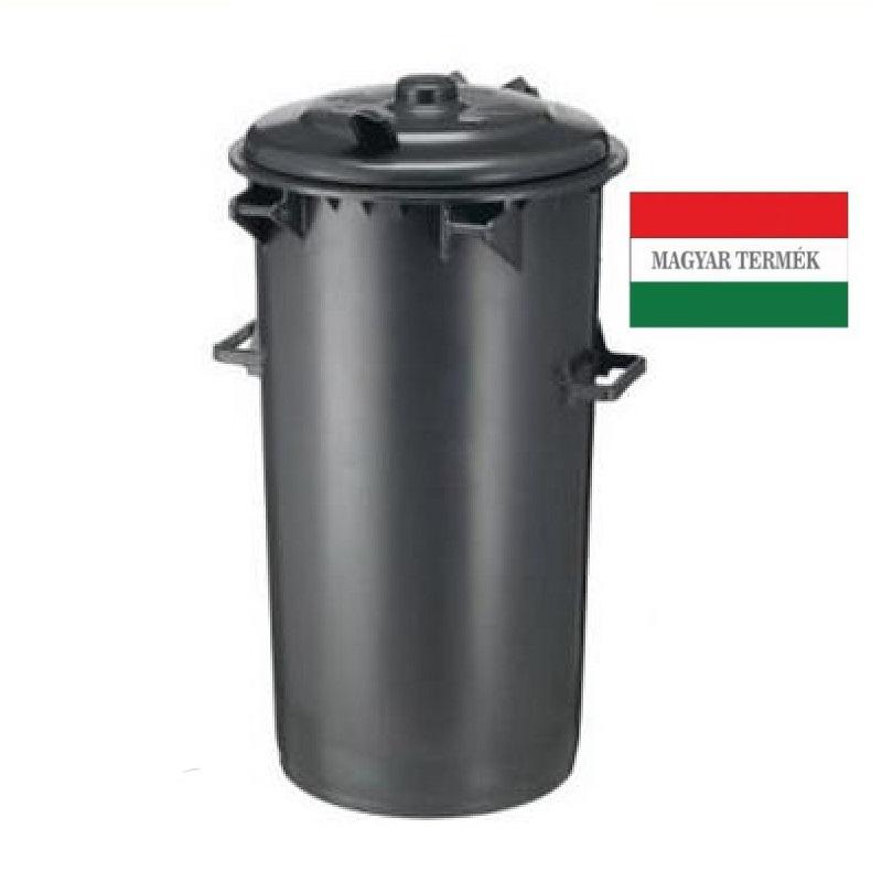 kuka 110 L fekete műanyag háztartási szemetes
