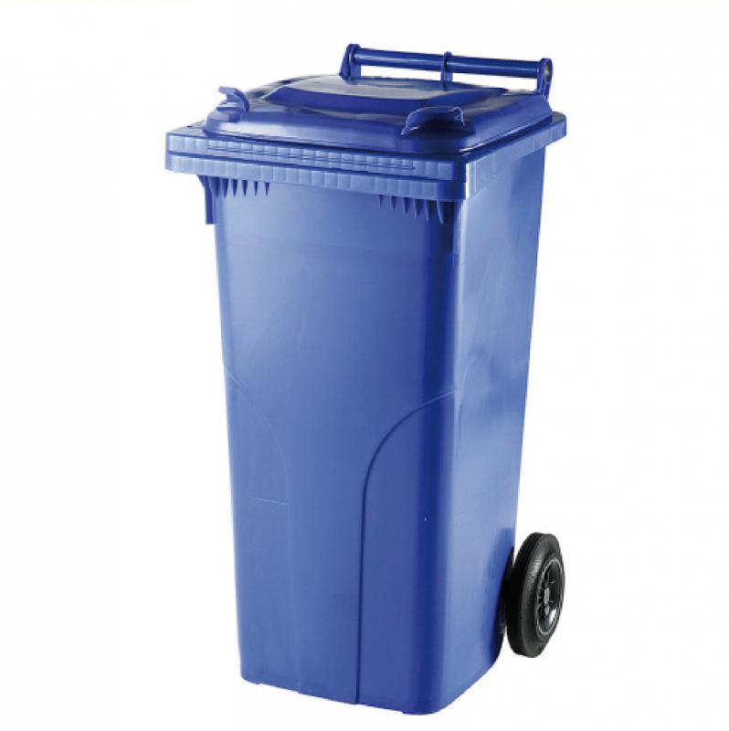 Kuka 120l kék kültéri Kerekes háztartási szemetes CE