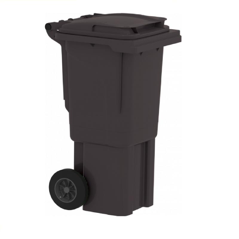 Kuka 60l antracit (fekete) kültéri kerekes háztartási szemetes CE