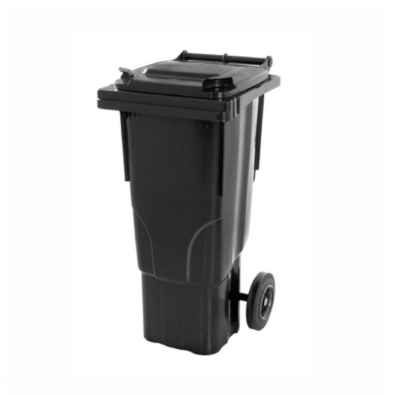Kuka 60l fekete kültéri kerekes háztartási szemetes CE