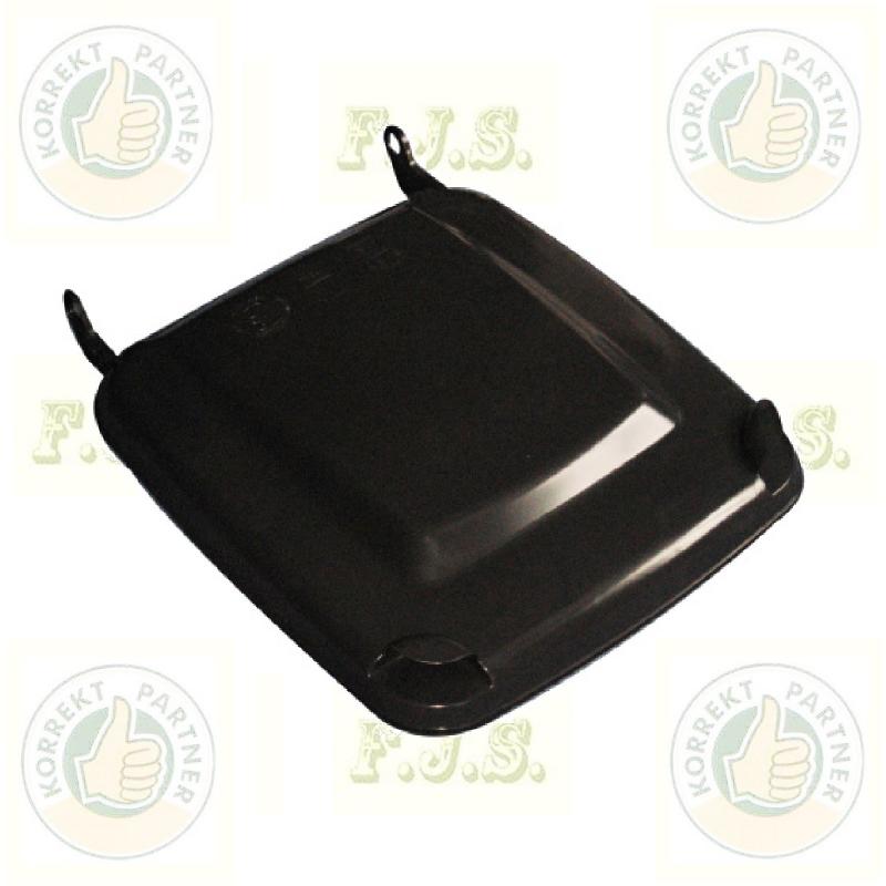 Kukafedél fekete 240l háztartási szemetes CE