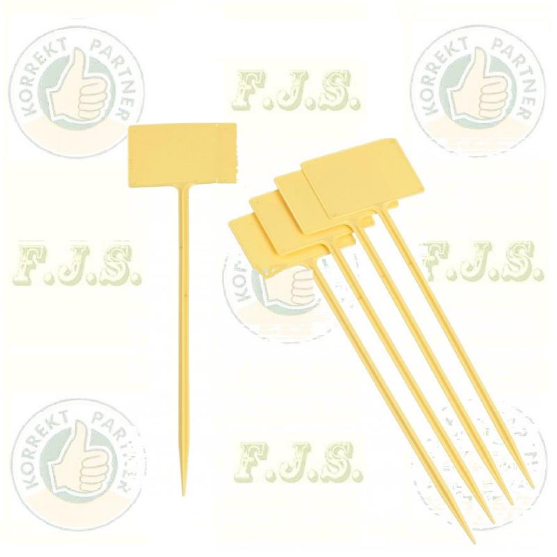 Leszúrható jelölőtábla 13cm sárga 10db