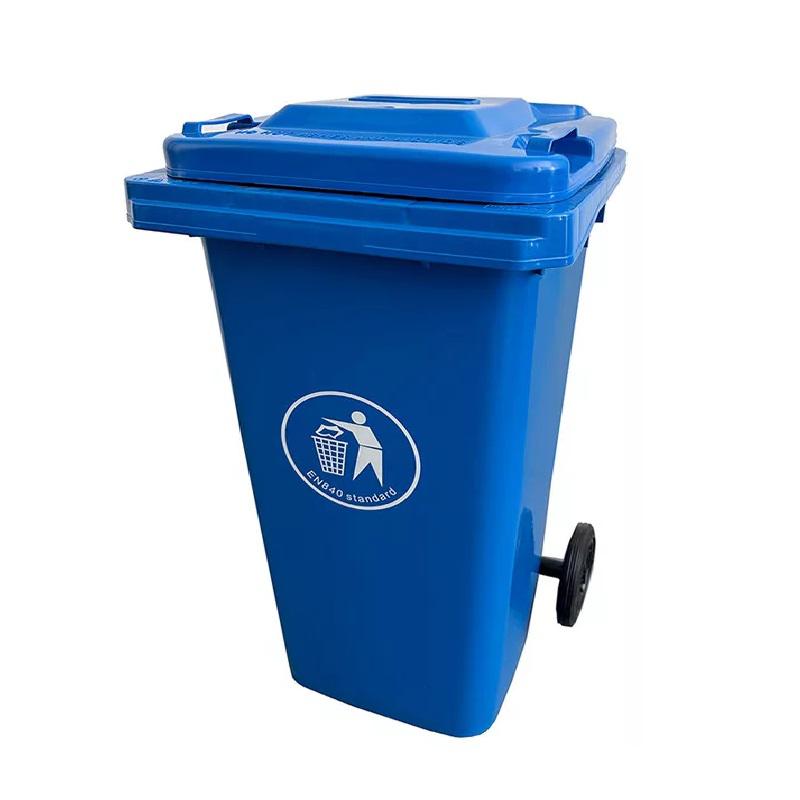 Leziter Kuka 120l kék kültéri Kerekes háztartási szemetes CE