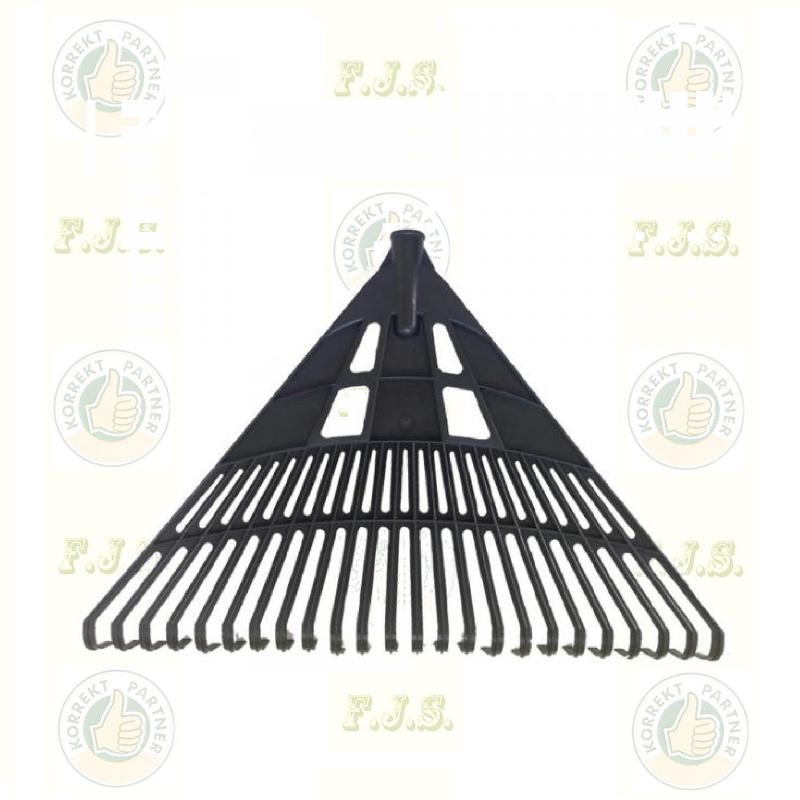 Lombseprű műanyag 60cm egyenes fekete (4547)