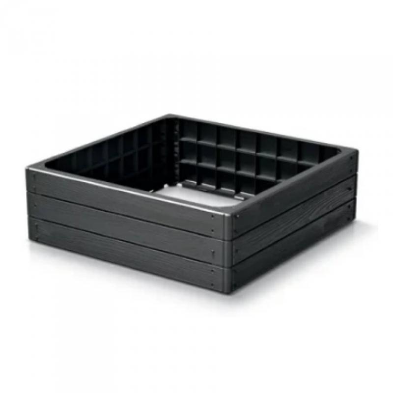 Magaságyás műanyag Base Woody 121L antracit