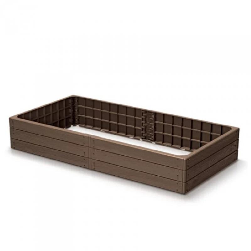 Magaságyás műanyag Base Woody 238L barna