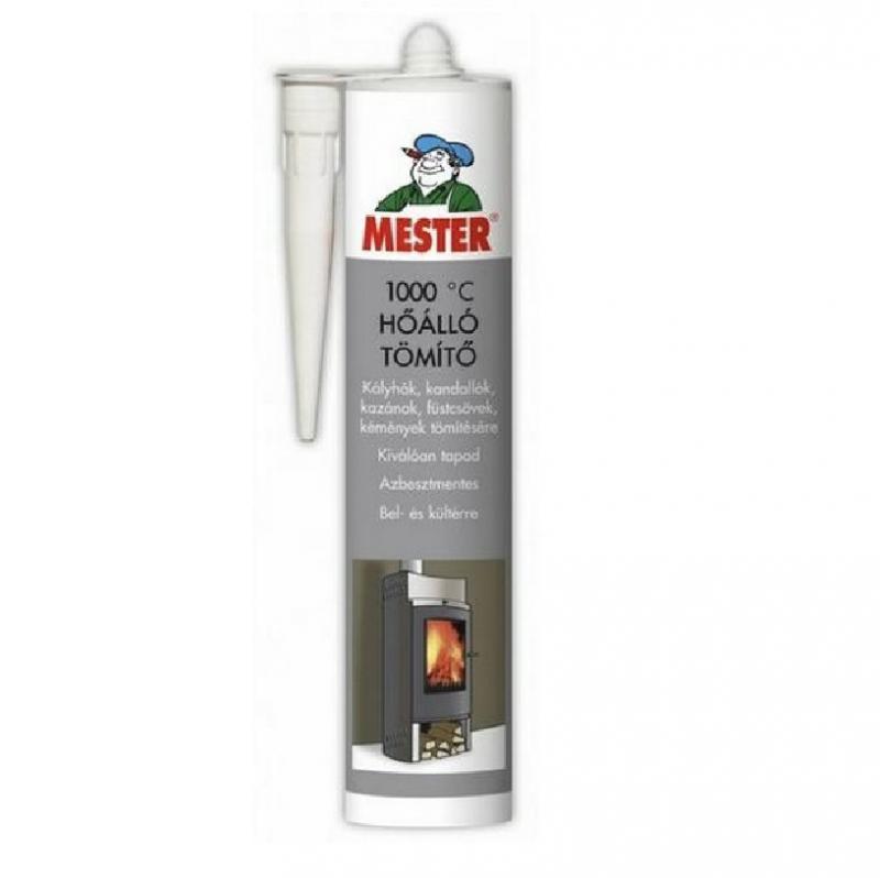 MESTER Hőálló Tömítő 1000°C ANTRACIT 310 ML