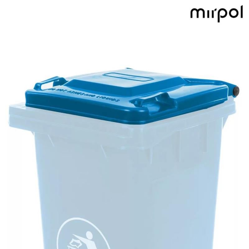 Mirpol Kukafedél 120l kék háztartási szemetes CE