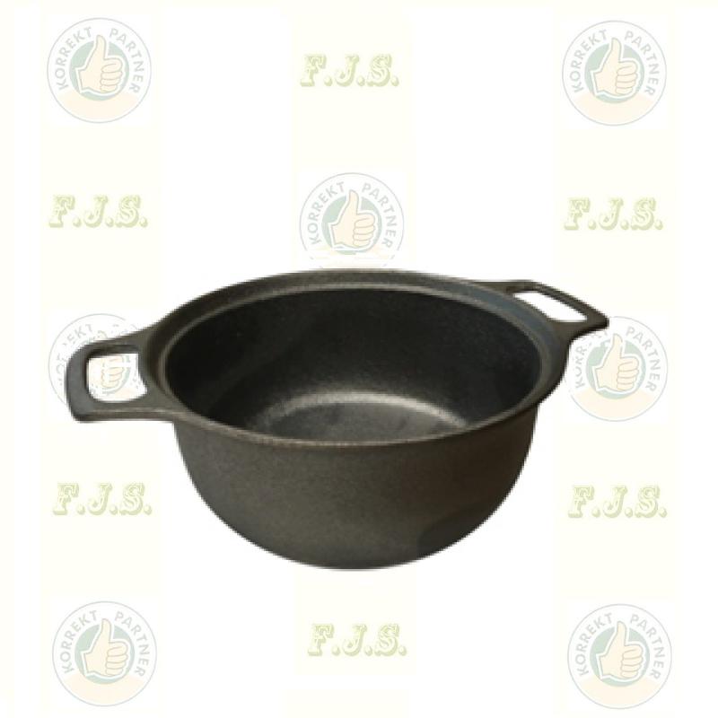 Öntvény lábas Ø 20 x 9 cm, vas 2l Magyar termék