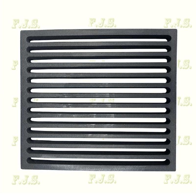 Öntvény rostélyelem, tűzrács 270 x 310 x 12mm DT-7 cserépkályha