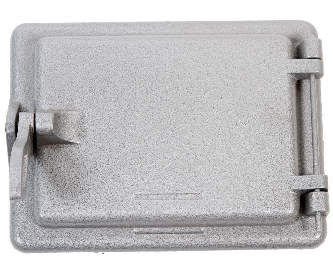 Öntvény, vas Tűztérajtó DT-120T  220 x 160 mm régi Totya tisztító ajtó