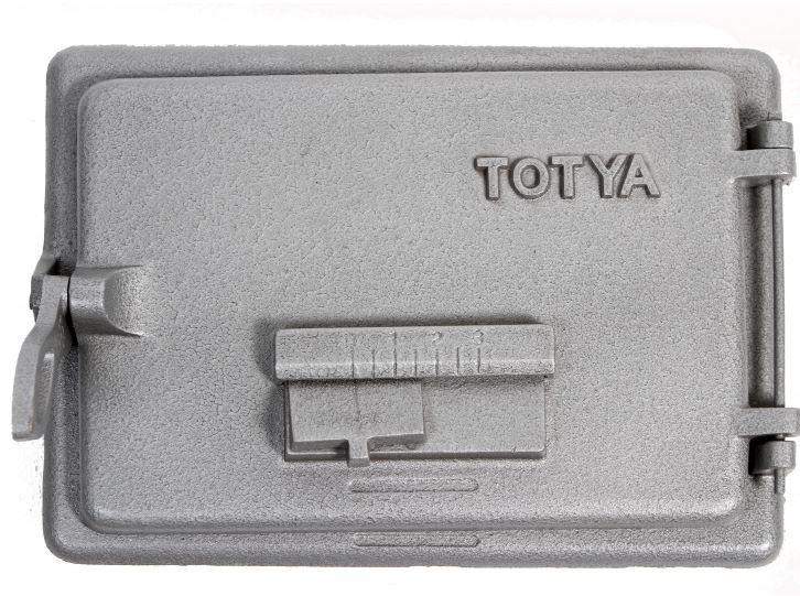 Öntvény, vas Tűztérajtó FK-150H 310 x 220 mm (huzatszabályzós) Totya Titán