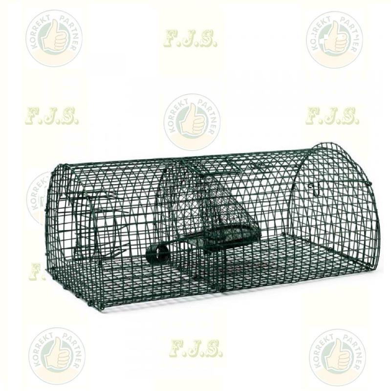 Patkánycsapda Élvefogó 40cm íves 2 utas, festett fém (4db/doboz)