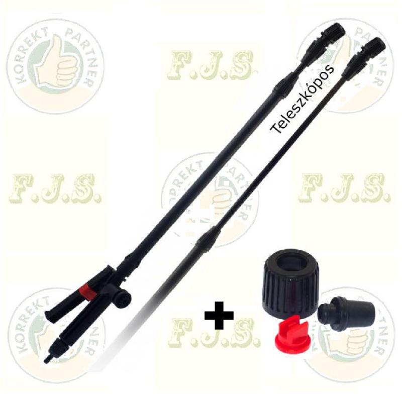 Permetező szár teleszkópos 70 cm-es + markolat