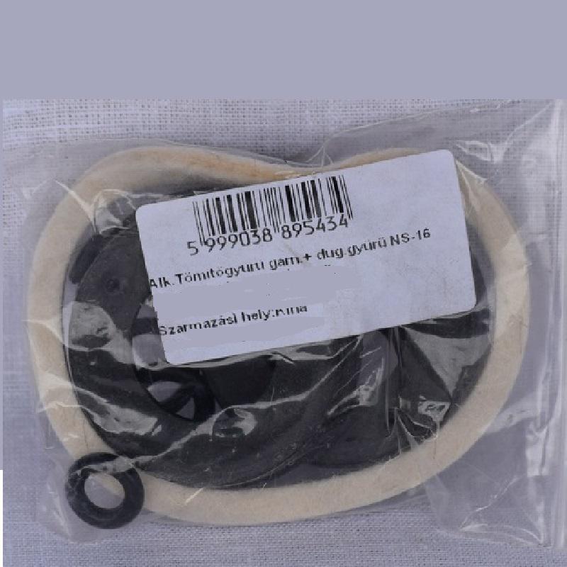 Permetező Tömítőgyűrű garnitúra háti kinai, NS-16, Farmate permetezőhöz.