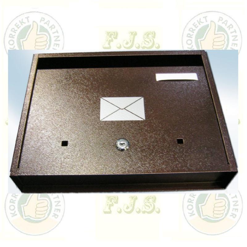 Postaláda lakótelepi nagy antik bronz fekvő felfelé nyíló