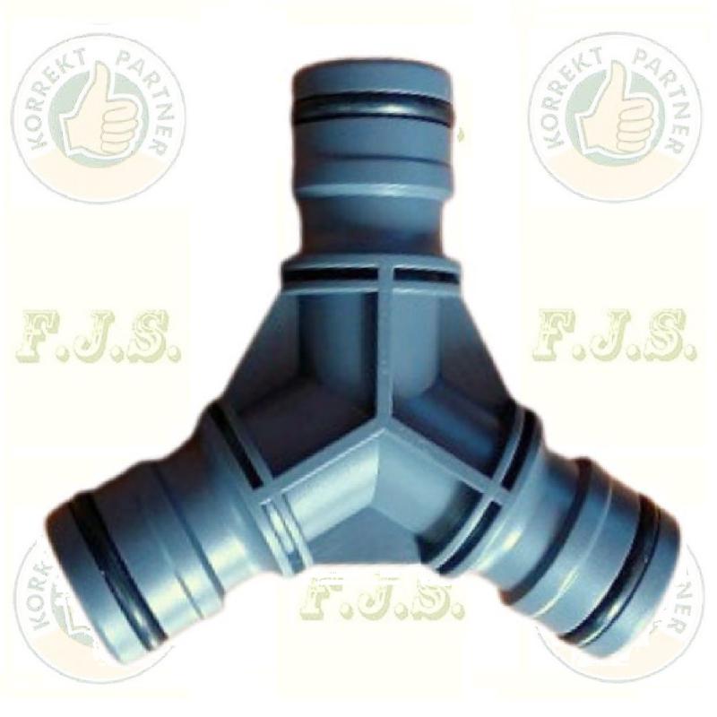 Profi rendszer gyorscsatlakozó Y elem 3/4"- 3/4"- 3/4" Power Jet Bradas