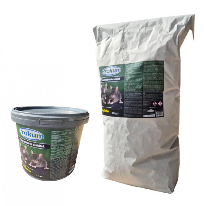 PROKUM Pro rágcsálóirtó csalétek 25ppm 10kg