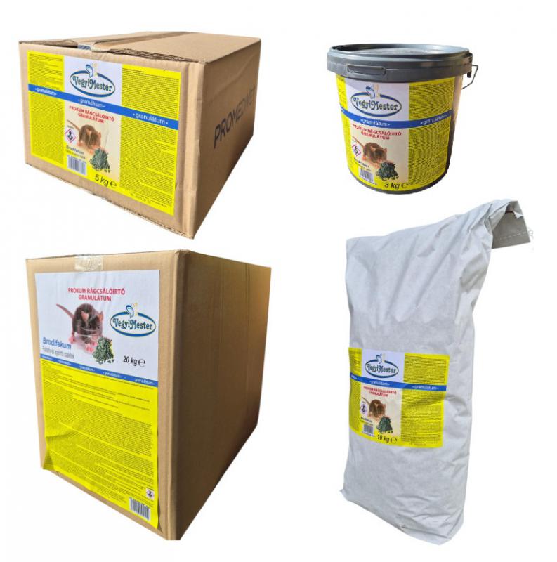 PROKUM Pro rágcsálóirtó granulátum 25ppm 3kg vödrös