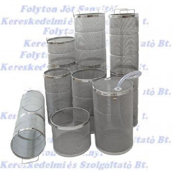 Saválló mustszűrő, törkölybe Ø 250x1000