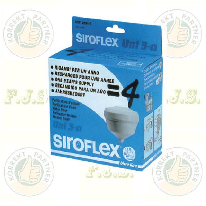 Siroflex classic aktívszenes víztisztító szűrőbetét 4 db/1 évre
