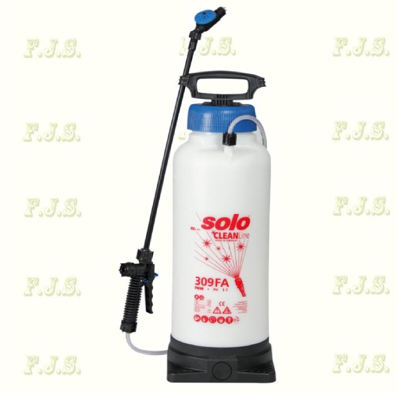 SOLO CleanLine 309-FA savas,habos, 9L permetező, pH-érték 7-14