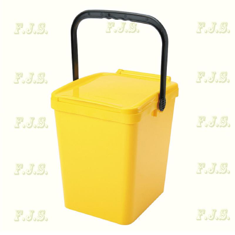 Szelektív Kuka 21 literes sárga fedeles Urba hulladéktároló műanyag, háztartási szemetes