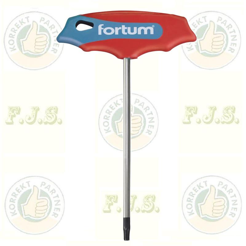 T-kulcs, torx T55, 250mm, ergonomikus fogantyú, 61CrV5, FORTUM