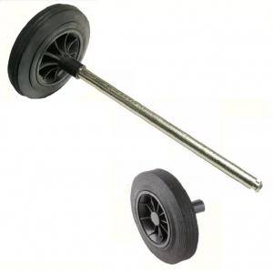 2db Kukakerék + 1db 120l horganyzott tengely háztartási szemetes