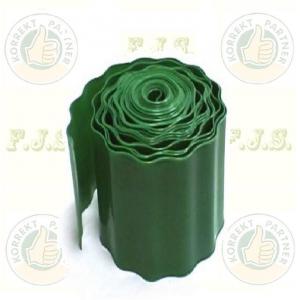 Ágyásszegély műanyag 20cm x 9m zöld Bradas