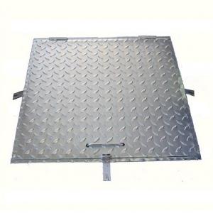 Aknafedlap lakatolható horganyzott 60x60cm aknafedő, kerettel zárható